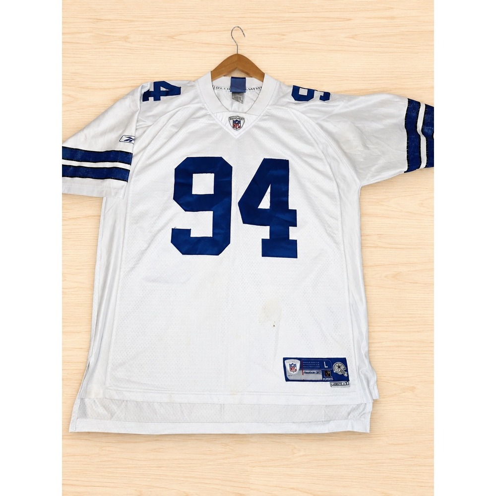 Reebok Dallas Cowboys DeMarcus Ware #94 NFL Jersey White Men's Large L +2